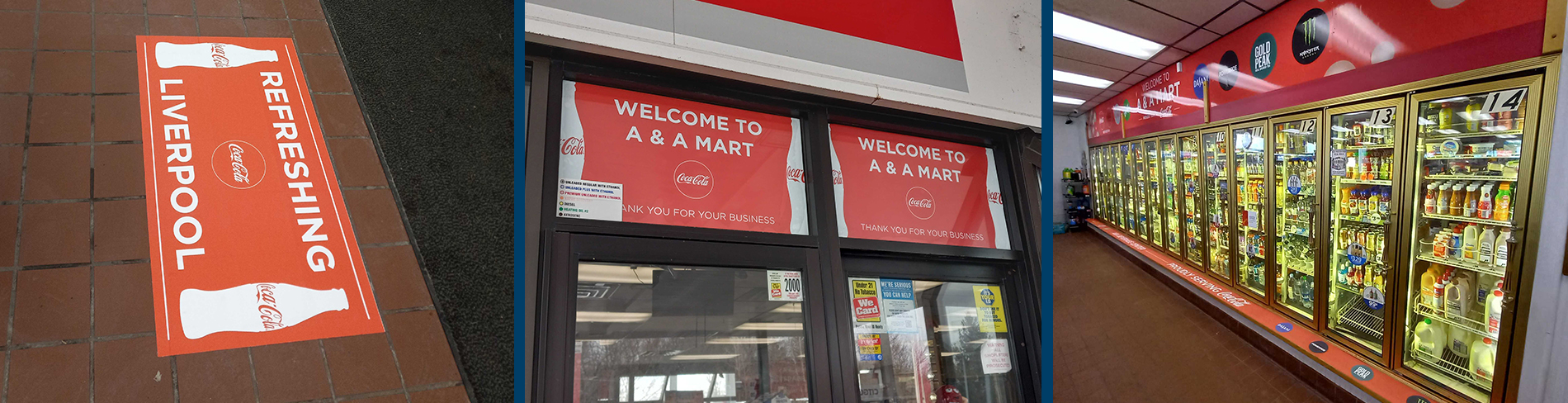Coca cola branding hero unit image from plan and print in syracuse ny